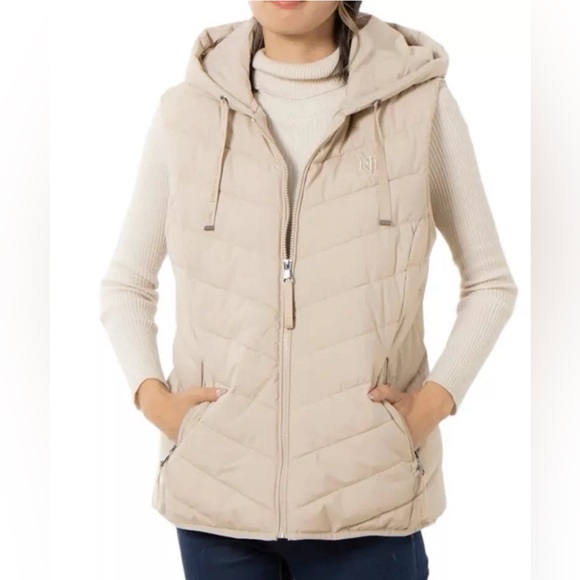 Ralph Lauren Sleeveless Puffer Hood New Size Large - Picture 11 of 12